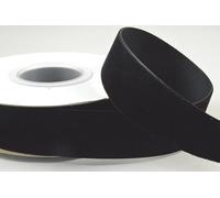 Velvet Ribbon 16mm - 1m Cut Length - 6 Colours (Black)