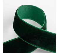 Italian Options Velvet Ribbon 18mm x 10 Metres - Bottle Green