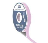 Velvet Ribbon 16mm x 10 Metres - Vintage Lilac