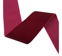 Velvet Ribbon 38MM 1/3/5Yards Wine Gold Black Blue Color Single Face Nylon None Stretch Velour Ribbons Webbing DIY Accessories(Wine,5yards)