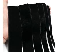 Velvet Ribbon 5/10 Yards 6/10/15/25/32mm Flower Packaging Bow Handmade DIY Christmas Decoration Clothing Sewing accessories-Black-10mm 10Yards