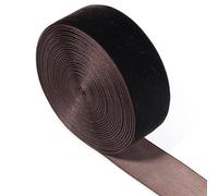 Velvet Ribbon 5-10Yards/Roll Velvet Ribbons Wine Red Black Color Single Face Flocking Webbing for DIY Crafts Wrapping Decoration(DBN 32mm 5yards)