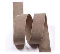 Velvet Ribbon 5 Yards/Roll 25 38mm Solid Color Double Face Suede Blank Pressing Velvet Ribbon for DIY Bows for Crafts Clothing Accessories(01 Deep Apricot,25mm)