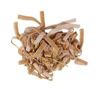 Velvet Ribbon Bowknot, 24pc Set Velvet Bow Ties Velvet Ribbon Bows with Iron Wire for Gift Wrapping Flower Arrangements Tote Bag Decor (Light Coffee)