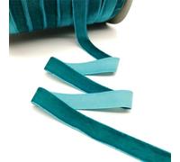 Velvet Ribbon for Gift Wrapping, 5 Yards 6-25mm Handmade Ribbon, Perfect for Wedding Party Decoration, Hair Bow and Christmas-Navy Blue-6mm Wide