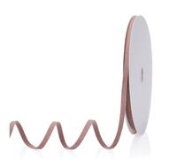 Velvet Ribbon Rose Gold 1/4 inch, Continuous 20 Yards Double Faced Velvet Ribbon Great for Christmas Tree Ornaments,Gift Wrapping,Bow Making,Wreath Decoration,Wedding,Party,Handmade Crafts