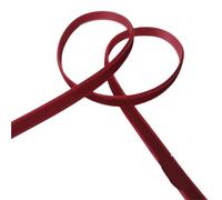 Velvet Ribbon Velvet Ribbon Rolls in Various Sizes of Size 5, Single-Sided Red Border Decoration, Suitable for Packaging and Birthday Dec(Wideth 1cm)