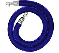 Velvet Rope Barrier for Crowd Control Premium Thick Cords with Plated Hooks Sturdy Support Posts Ideal for Events Parties and Queue Management
