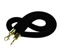 Velvet Rope Barrier with Foam Core 0.6 to 3m - Flexible Crowd Control Solution for Event Planning Staging and Queue Management