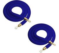 velvet rope, Crowd Control Rope Barrier with Gold Plated Hook, Crowd Control Poles Rope for Hotels, Cinemas, Movie Theaters, Grand Openings, VIP Sign, Easy Assembly