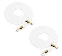 velvet rope, Crowd Control Rope Barrier with Gold Plated Hook, Crowd Control Poles Rope for Hotels, Cinemas, Movie Theaters, Grand Openings, VIP Sign, Easy Assembly