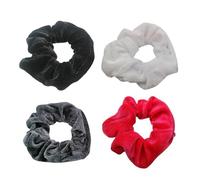 Velvet Scrunchies with Zippered Pocket - Elastic Hair Bands for Women, Girls, Teens | Non-Slip, Durable Ponytail Holders for Daily Use, Sports, Parties | Fashion Hair Accessories
