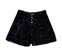 Velvet Sequins boxer shorts Midnight blue XS