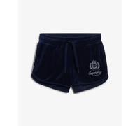 Superdry Country Club Velour Shorts Blue S Woman