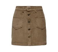 Velvet skirt high waist woman Only Amazing Marron M
