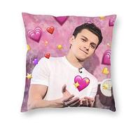 Velvet Soft Modern Farmhouse Square Throw Pillowcases Engagement Present Tom Holland Pink Heart Fan Gift Poster Bedbug P 45cmx45cm