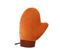 Velvet Soft Self Tanning Mitt, Waterproof and Lint Free,Brown | flocked texture, double-layer lining, non-slip grip, streak-free on back and legs, rinse and air dry