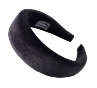 Velvet Sponge Headband for Women, Face Wash Headband, Make Up Headpiece, Headbands, Hair Accessories for Washing the Face for Women, Yoga, Sports, Black + Flannel