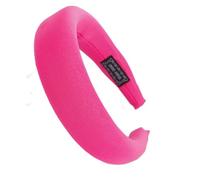 Velvet Sponge Headband for Women, Face Wash Headband, Make Up Headpiece, Headbands, Hair Accessories for Washing the Face for Women, Yoga, Sports, Rose Red + Shiny