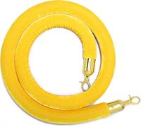 Velvet Stanchion Rope, Crowd Control Rope, 2 Ft/ 3 Ft/ 4 Ft/ 5 Ft Long VIP Stanchion Rope,for Hotel Celebration(D,0.6m/24inch/2ft)