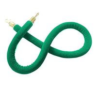 Velvet Stanchion Rope, Crowd Control Velvet Rope With Gold Clasps Multicolor Multiple Sizes(Green,6ft/185cm)