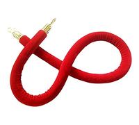 Velvet Stanchion Rope, Crowd Control Velvet Rope With Gold Clasps Multicolor Multiple Sizes(Red,4ft/120cm)