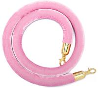 Velvet Stanchion Rope, Hanging Rope Crowd Control,2 Ft/ 3 Ft/ 4 Ft/ 5 Ft Long VIP Stanchion Rope,(G,0.6m/24inch/2ft)