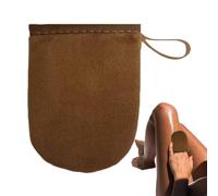 Velvet Straight Edge Tanning Mitt, Efficient Oil Lotion Applicator Streak Free For Sunless Self Tanning Body Moisturiser, Stain Proof Reusable Glove For Home Salon Use