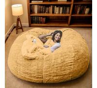 Velvet Stretch Bean Bag Covers with Zipper, Soft Thickened Fabric, Easy to Remove and Wash, Suitable for Living Room, Patio, Bedroom, Teenagers, Adults