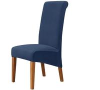 Velvet Stretch Dining Chair Covers Set Of 2 4 6 Pack, High Back Washable Removable Elastic Seat Slipcovers, Protector For Room Kitchen Banquet Hotel Wedding Party(T,6ps)