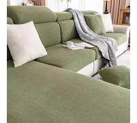 Velvet Stretch Sofa Cover NonSlip DustProof Slipcover for Seat & Back Cushions Versatile Furniture Protector Easy to Clean Perfect for Home Decor