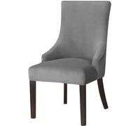 Velvet Stretch Wingback Dining Chair Covers Set of 1/2/4/6 Durable Slipcovers for Kitchen & Banquet Protect & Renew Your Chairs Elegant Furniture Protector