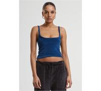 Velvet tank top for women Urban Classics Bleu XL