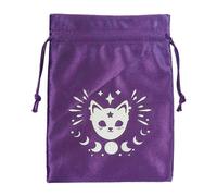 Velvet Tarot Card Bag - Premium Drawstring Storage Pouch for Oracle Decks