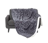 Velvet Throw Over Sofa Bedspread Geometric Triangle Soft Bed Protector Cover