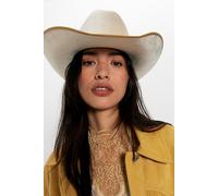 Velvet Touch Cowboy Hat by Peter Grimm at Free People in Ivory - female