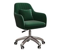 Velvet Tufted Gaming Chair - Adjuble Home Office Desk Chair Soft Upholstered Armchair Swivel Task Chair for t & Sle