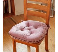 Velvet U-Shaped Dining Chair Cushions with Non-Slip Ties Thick Comfortable Pads for Indoor Use Perfect for Home Decor and Enhanced Seating Comfort