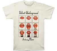 Velvet Underground Featuring Nico Soft T Shirt Vintage White (Large)