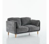 Velvet Upholstered Loveseat, Luxury Modern 2 Seater Sofa