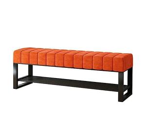 Velvet Upholstered Narrow Entryway Bench with Storage for Living Room Hallway Soft and Stylish Storage Bench for Small Spaces