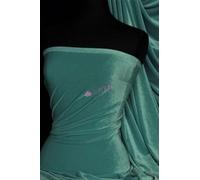 Velvet/Velour 4 Way Stretch Spandex Material | Soft Furnishing, Craft Velour & Dressmaking Fabric | Same Day Dispatch | Sold by The Metre | by Tia Knight Q559 (Duck Egg Blue)