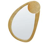 Velvet Wall Mirror 61 x 91 cm Yellow VENAS