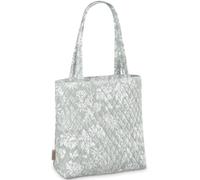 VelvetHue Aesthetic Medium Quilted Tote Bag with Zipper for Women | Fits 14 Inch Laptop, Lightweight, Double-sided Print, Shoulder Bag, Back to School Gift