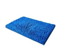 VELVETIO Extra Soft Miami Loop Bath Mat For Bathroom 50 x 80cm, Super Absorbent 100% Microfiber Chenille Toilet Rugs, Quick Dry Anti Slip Shower & Bathtub, Royal Blue