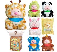 velvetland LuluPig treasurePlush Blind Box Toys, Pig Treasure Blind Box Figures - Random Design Action Figures Collectible Toys Home Decor - Blind Box 1PC Single Box