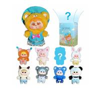 velvetland Mengbao Dudu Collection Plush Blind Box Toy-8 Regular Figure&1 Hidden Version to Collect Blind Box Figures - Random Action Figure Collectible Toys- Blind Box 1PC(1 of 9 Possible Styles)
