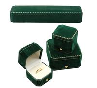 Velvets Jewelry Organiser Octagonal Storage Container for Bridal Accessories Necklace Rings Brooch Holder Italian Jewelry Storage
