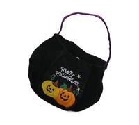 Velvets Pumpkin Candy Bag with Ergonomic Handles | Holiday Season Velvets Candy Bag, Oversized Pumpkin Design, Seasonal Party Essential, Candy Collection Gatherings