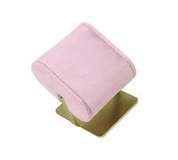 Velvets Surfaces Jewelry Holder Elegant Metal Base Professional Watch Showcases 4 Color Choices Metal Watch Stand Necklace Display
